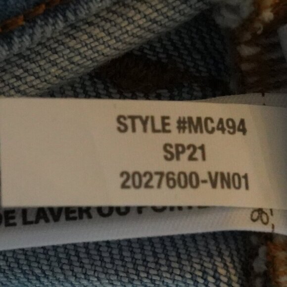 Madewell, The Perfect Vintage Jean, Coffey Wash, Blue, Light wash - Picture 9 of 9